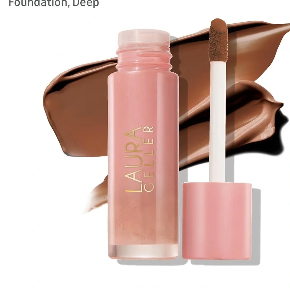 Laura Geller Balance N Glow Hydrating Liquid Foundation 0.9 Oz Deep NIB